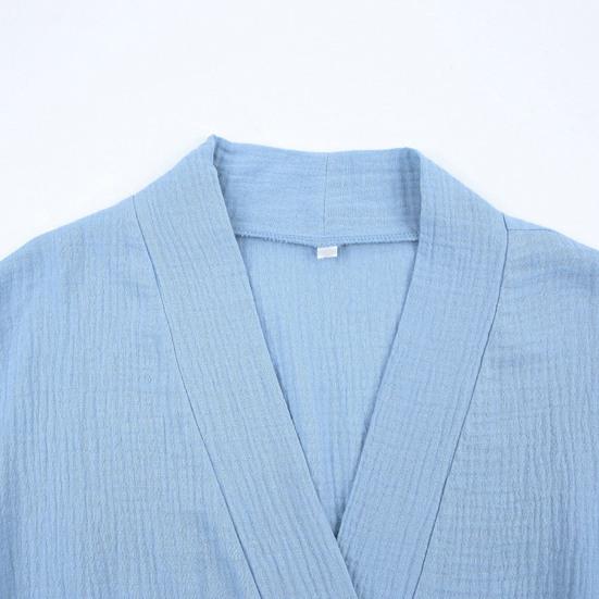 Camisolas femininas com cinto, uso diário, decote em V macio, vestido de dormir feminino, vestimenta feminina