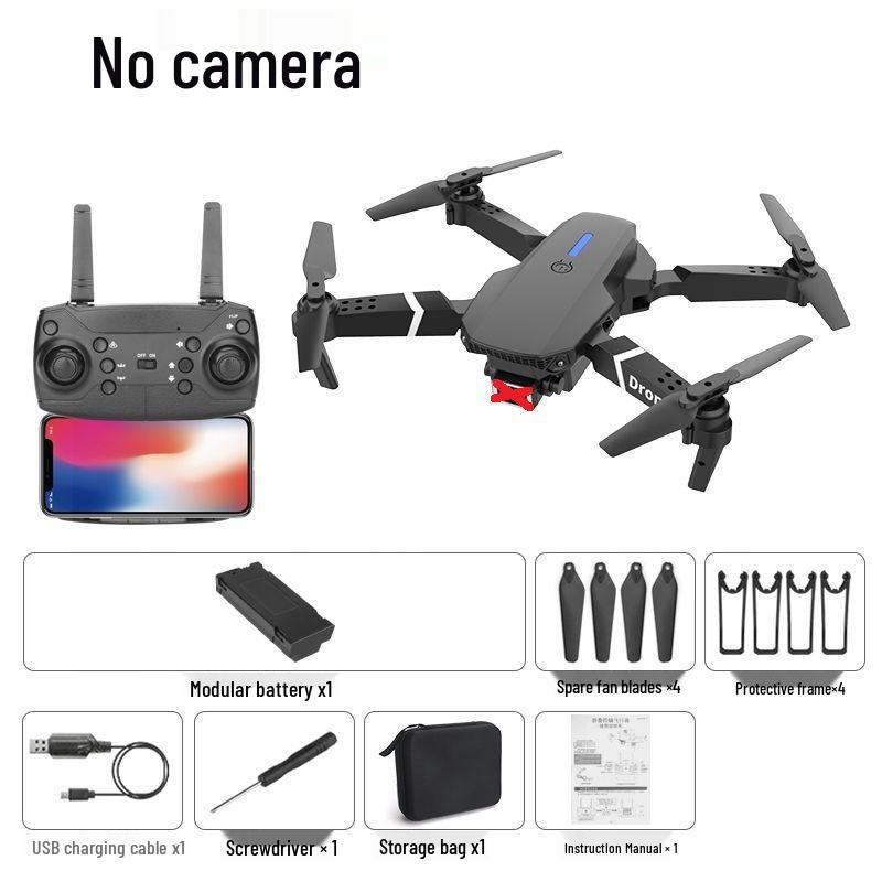 E88 Kids' Drone HD Camera Remote Control Aircraft – Durable Toy for Boys & Young Students