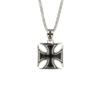 Environmentally Friendly Materials Alloy Jewelry Fashion Black Drop Gel Knights Templar Pendant Retro Chain