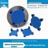 PE Plastic Four-Hole Flange Dustproof Cover & Seal Cap