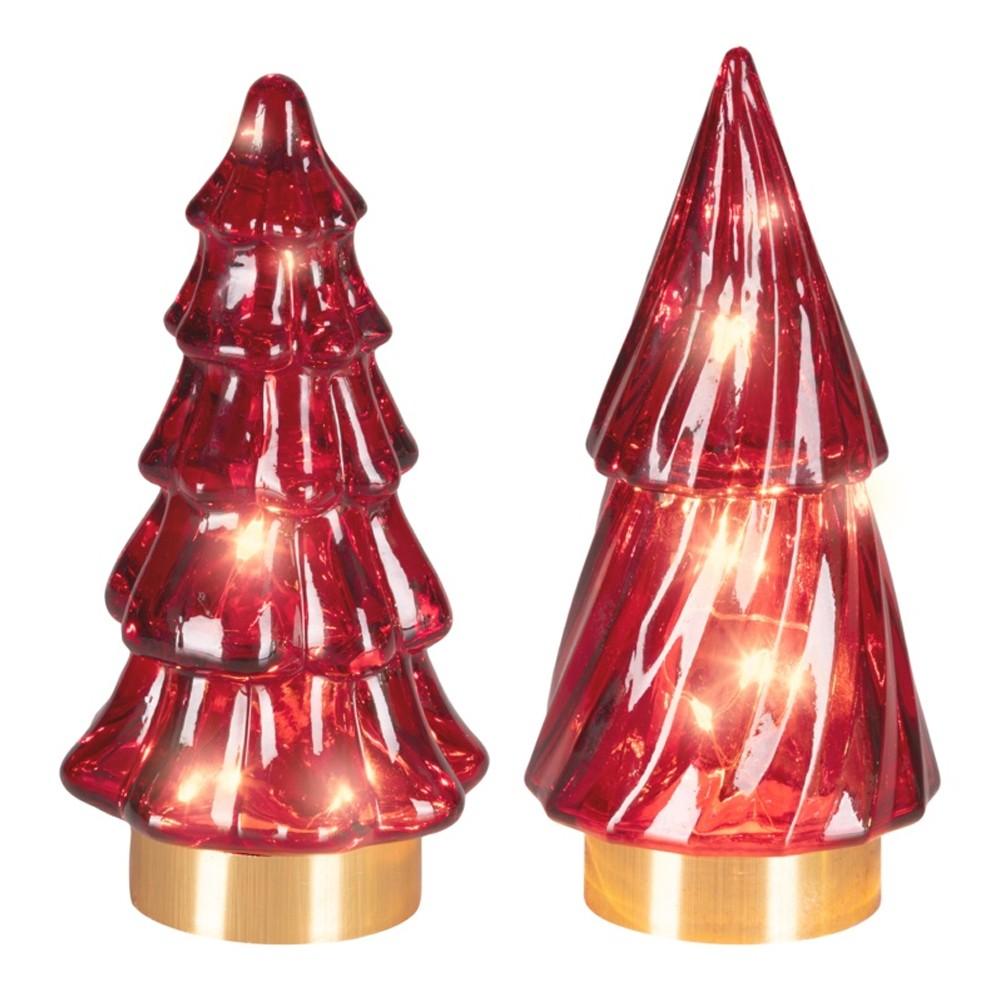 Kaemingk Christmas Tree LED Christmas Decoration (Pack of 2)