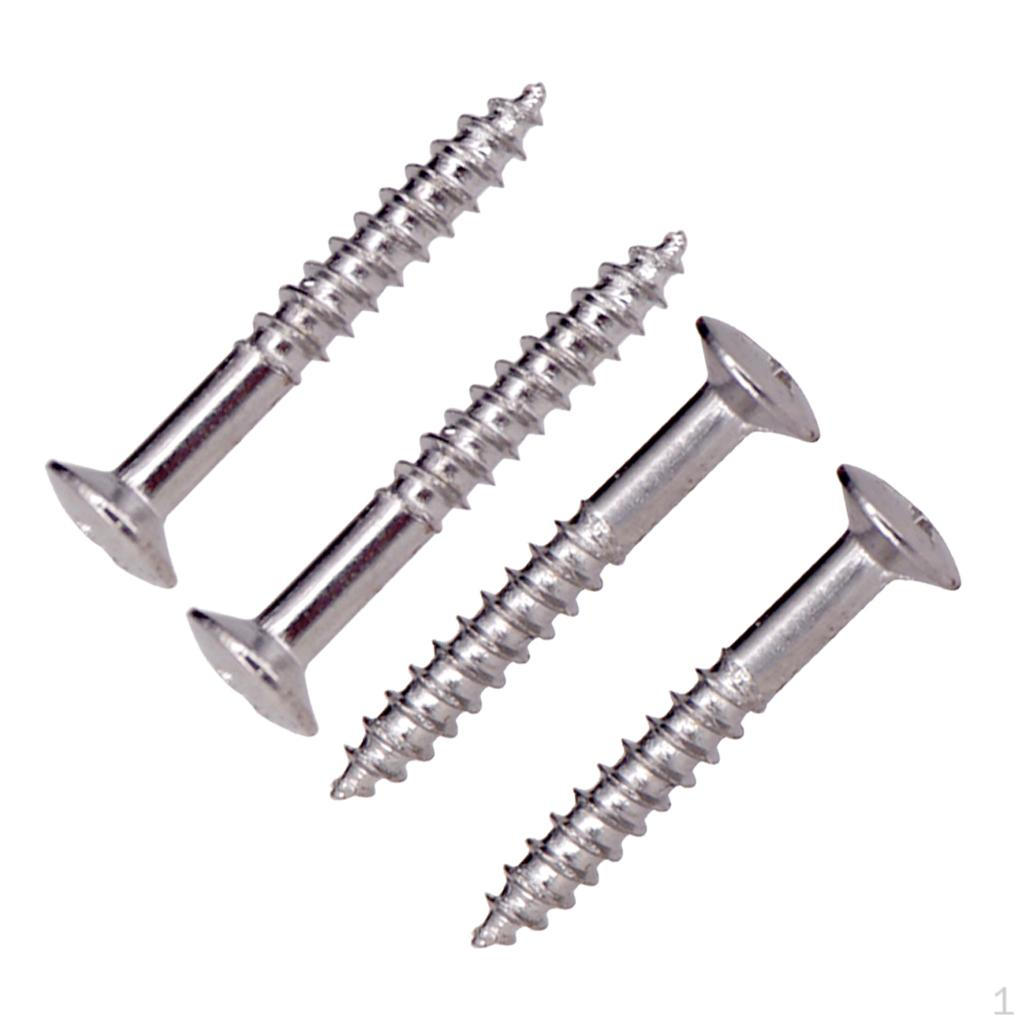 

40 винтов для установки звукоснимателя электрогитары серебряный