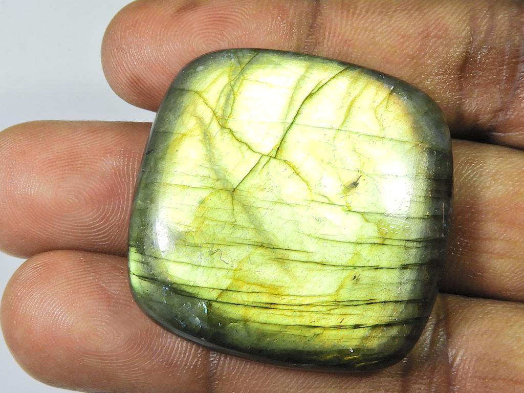 112Cts. Labradorite Octagon Multi Cabochon Loose Natural Gemstone 37X38MM SK-1273