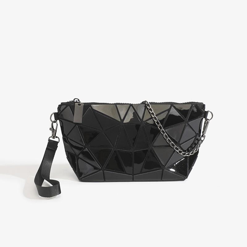 

2024 New Geometric Rhomboid Mobile Phone Bag Cosmetic Fashionable Key Change Single-shoulder Cross-body Women чорний