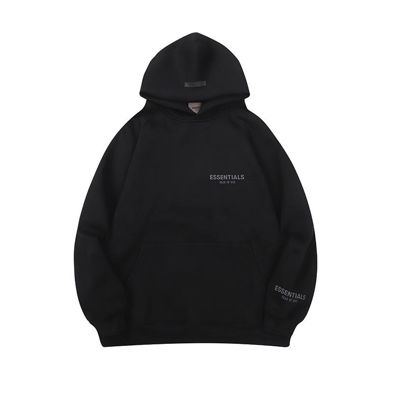 Bluza z kapturem unisex z modnym logo w podwójną linię