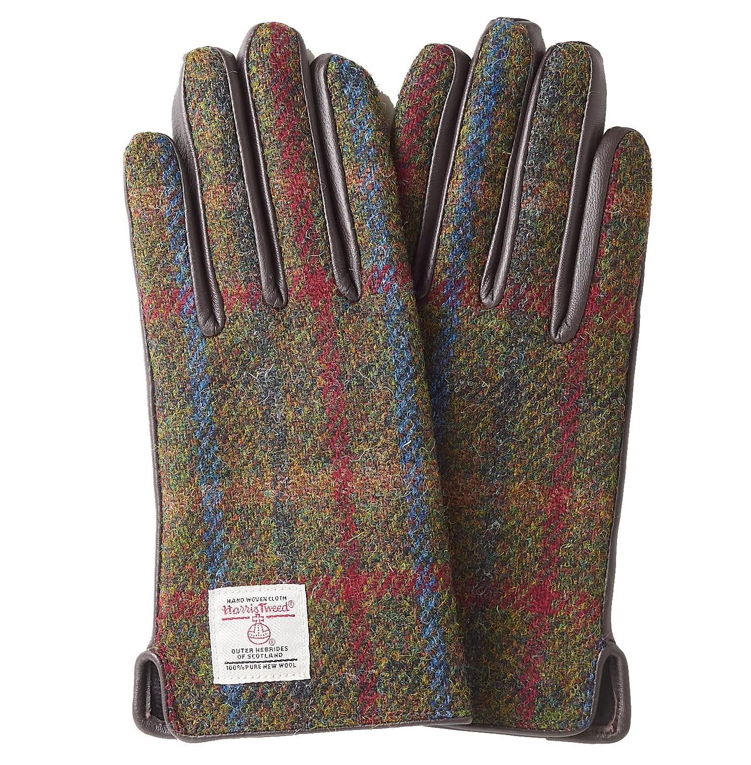 

7th HEAVEN Кожаные перчатки Harris Tweed Женские AY-15AWGL-001 (Бордо)