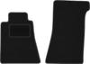 Black Front Floor Mats For: Mercedes SL R107 Without Catalytic Converter Coupe (1971-1989)