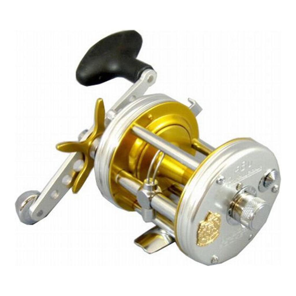 AbuGarcia Ambassadeur 6500C Rocket Silver Counterbalanced Handle Round Reel for Cage Fishing Right-Handed