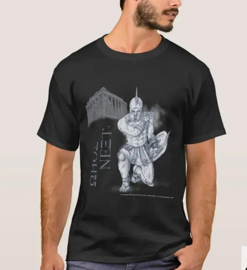 

Greek Letters Whos Next Unique Spartan Warriors TShirt Summer Cotton Short Sleeve ONeck Mens T Shirt New S3XL S