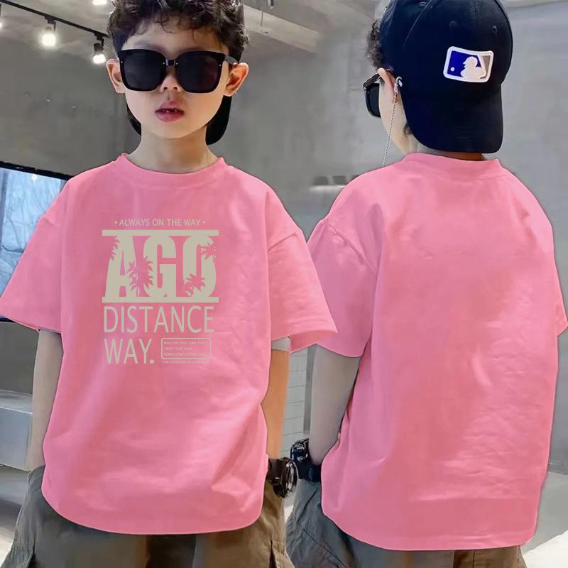 

Trendy Street Style Boys Summer T-Shirt - Short Sleeve Fashionable Top 90 cm