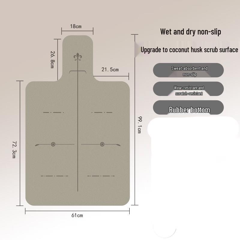 OEING Folding Anti-Slip Exercise Mat