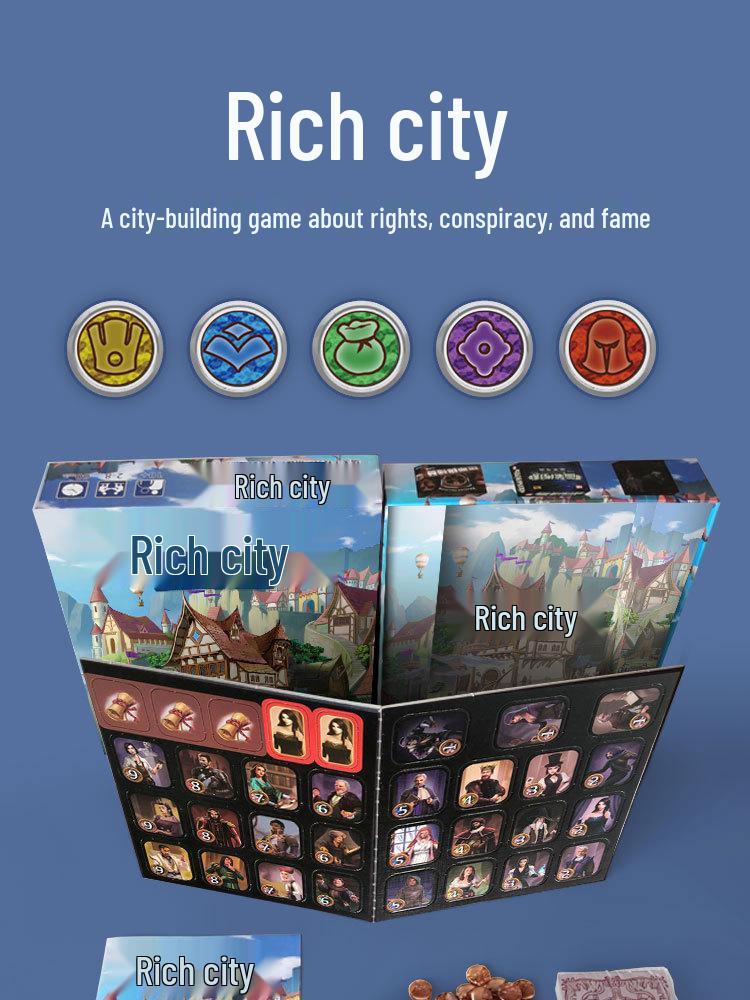 Rich City Enhanced Edition: Classic Adult Multiplayer Board Game