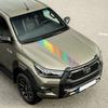 Front Hood Sticker For Toyota Hilux Revo SR5 2015 - 2017 Pickup Car Sticker Kit Waterproof PVC Stickers Car Exterior Accessories