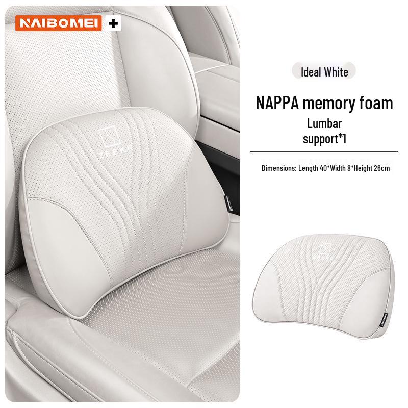 Zeekr 001/X/009 Car Headrest & Neck Pillow with Lumbar Support for Front and Rear Seats