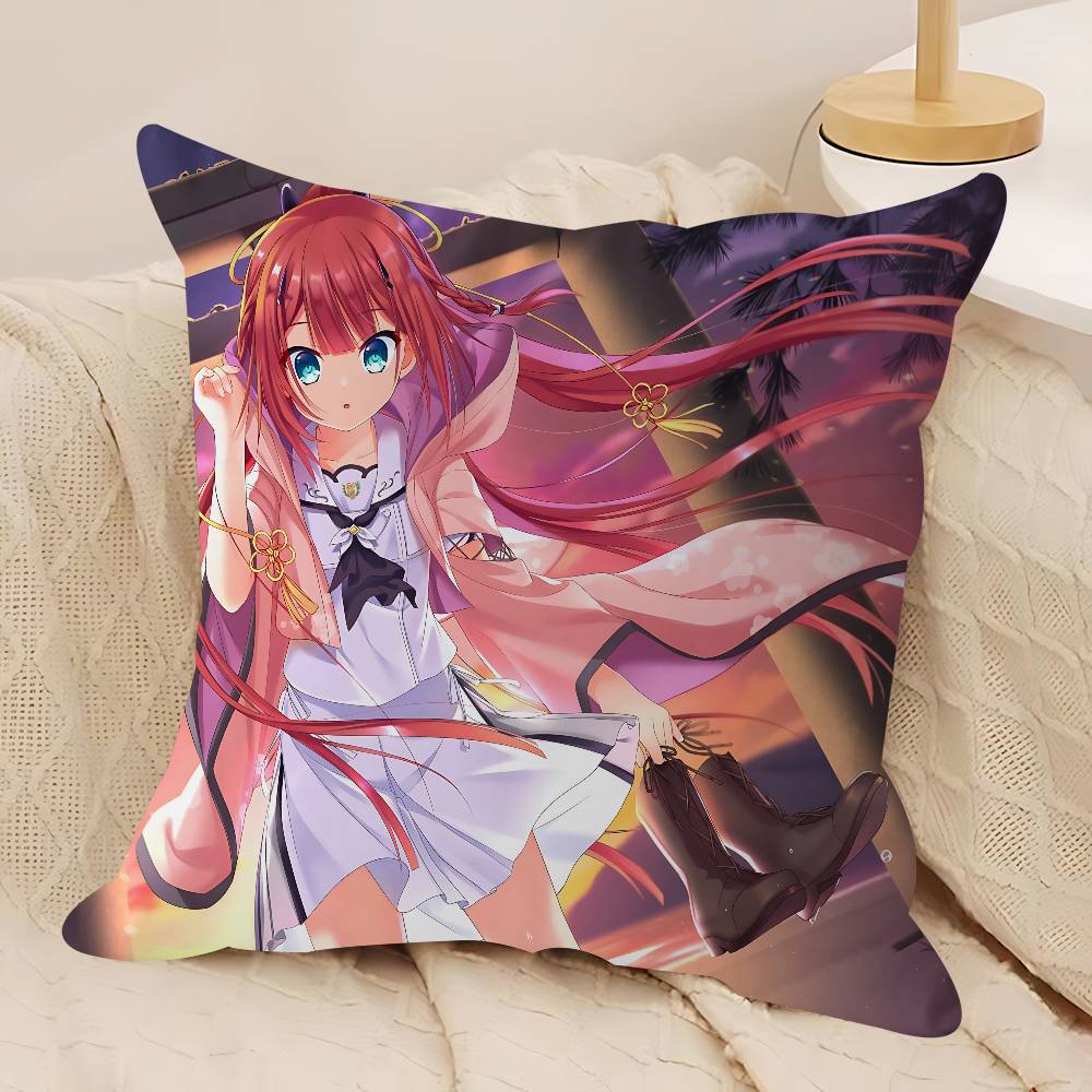 Anime S-Summer Pockets Personalized Picture Text Home Decorative Pillows Household Gifts 45x45cm