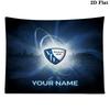 Custom Name VfL Bochum Printed Tapestry – Wall Hanging for Bedrooms, Dorms, and Home Decor