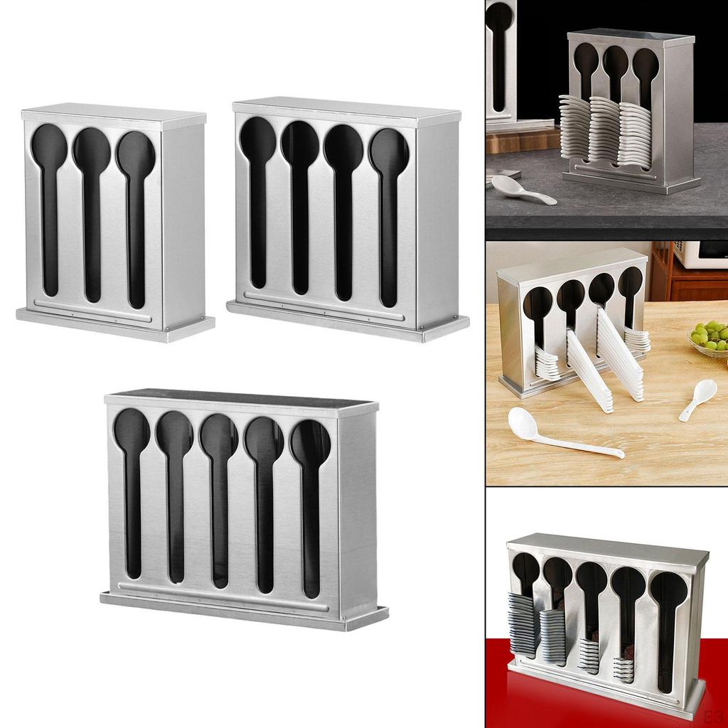 Cutlery Organizer, Spoon Storage Box, Utensil Dispenser, Dispenser