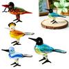 Dekorative Glasvogel-Skulpturen, handgeblasene Figuren, bunte Mini-Statuen, Kunstgeschenke für Liebhaber, Tier-Ornamente, Teetisch, Bücherregal, Zuhause
