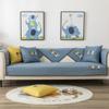 Chenille Sofa Cover Grid Edge Universal Sofa Towel Cartoon Bear Anti-slip Combination Couch Cushion Slipcover For Living Room