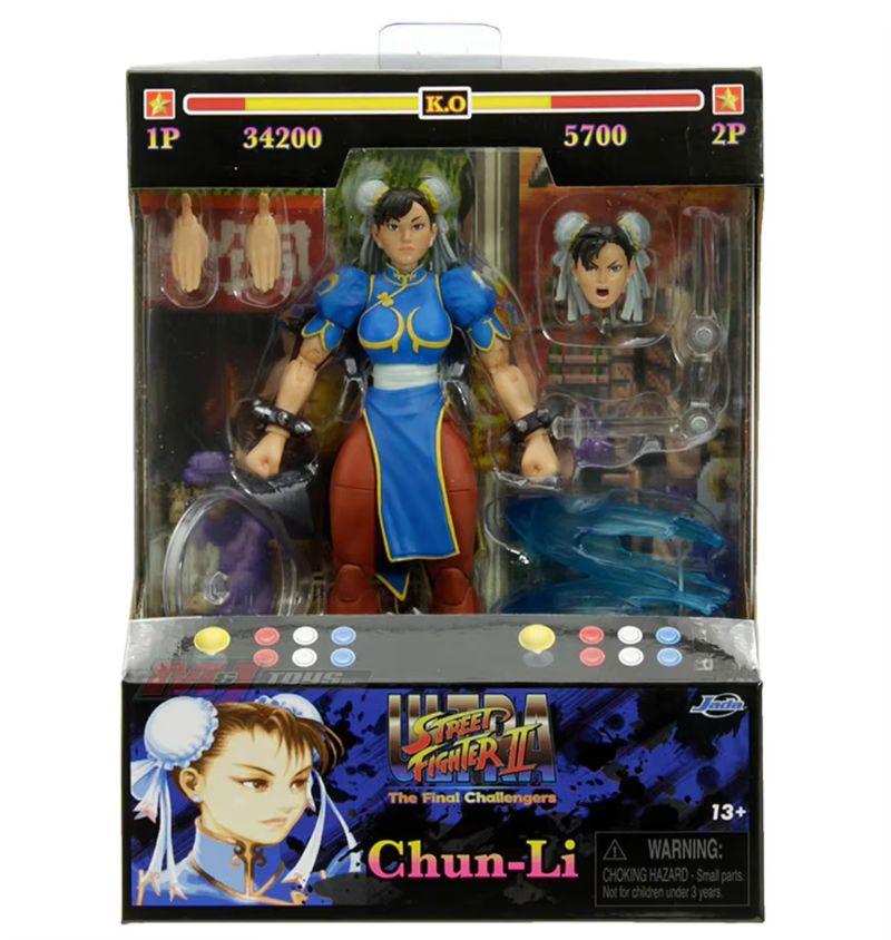 Toys Authentic Street Fighter Chun-Li 6-Inch 1/12 Scale Articulated Action Figure Collectible Model For Collection