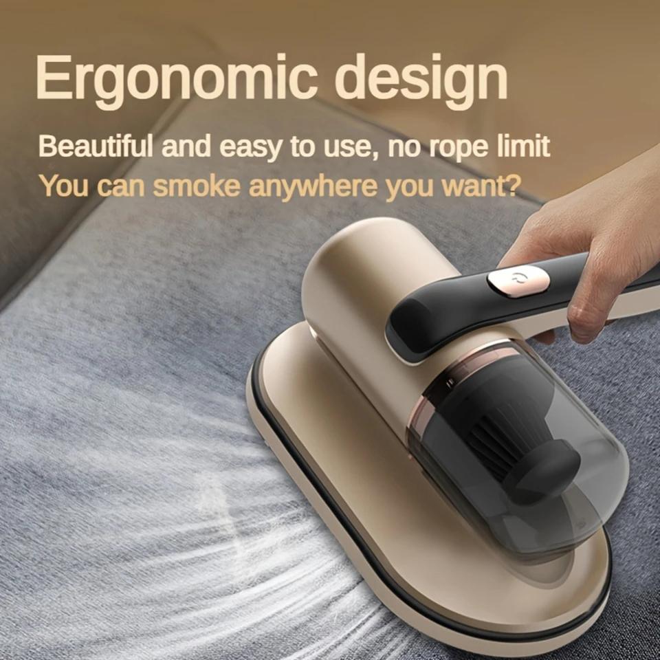 Household Mattress Vacuum Cleaner Ultraviolet Sterilization Machine Small Handheld Wireless Mite Remover USB Charging Portable
