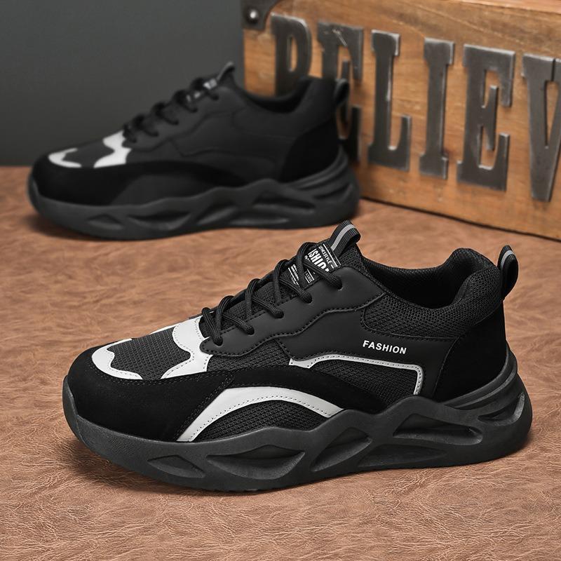 Spring men's shoes new breathable men's trend versatile platform non-slip sports shoes casual men