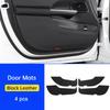 For Mercedes Benz C-Class 2023 Car Door Kick Mat GLC 300L Car Seat Anti-Kick Mats C260L Car Door Sill Strips Protective Stickers