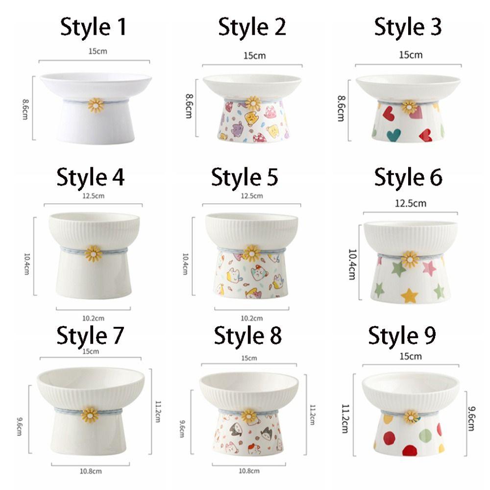 Kreativer Haustier-Hochfußnapf Niedliches Futterbecken für Hunde Haustierbedarf Katzennapf Kätzchen Welpe