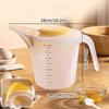 1500Ml Large Capacity Graduated Measuring Cup Plastic Clear Baking Measuring Cup Scale With Lid Household Beaker Kitchen Baking