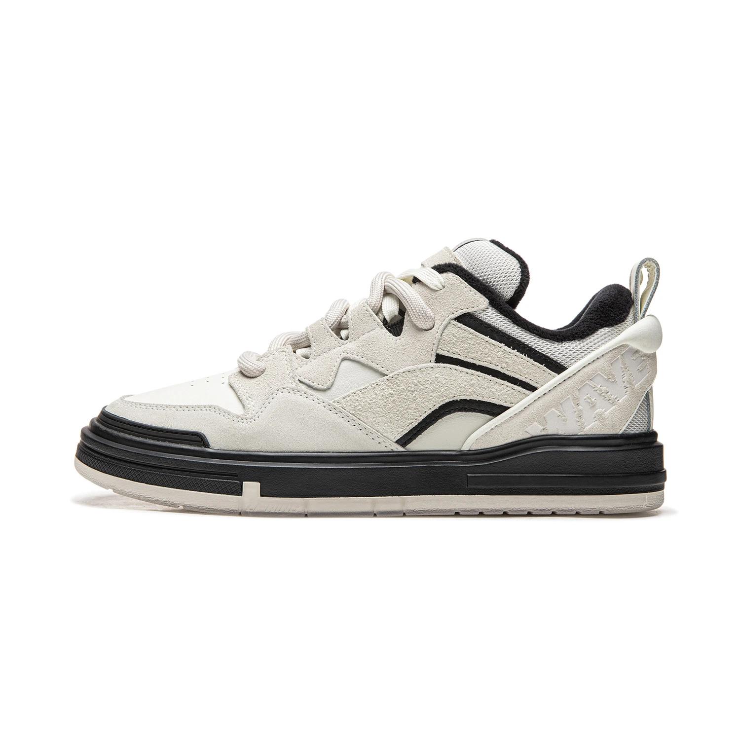 

Li Ning Thermal Abrasion Resistant Slip Resistant Mid top Skateboard Shoes Men s AECV029-3 41