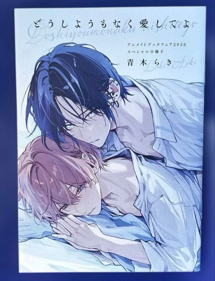 [Б/У] Безнадежно люби меня - Раки Аоки - Бонусный буклет Animate Book Fair