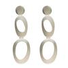 Temperament advanced sense new retro simple women's earrings European and American exaggerated simple earrings
