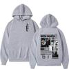Felpa Grafica Uomo Rapper Poch Mafia Aleman Gera Mx Tour Vintage Oversize Felpa con Cappuccio Y2K Hip Hop Gotica Felpe con Cappuccio