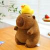 Backpack Cartoon Pibala Plush Toy Hamburger Capybara Doll Children Comfort Doll
