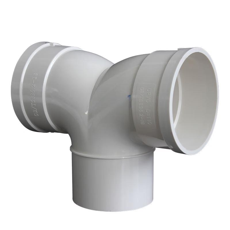 PVC Y-Type Three-Way Exhaust Pipe Fitting