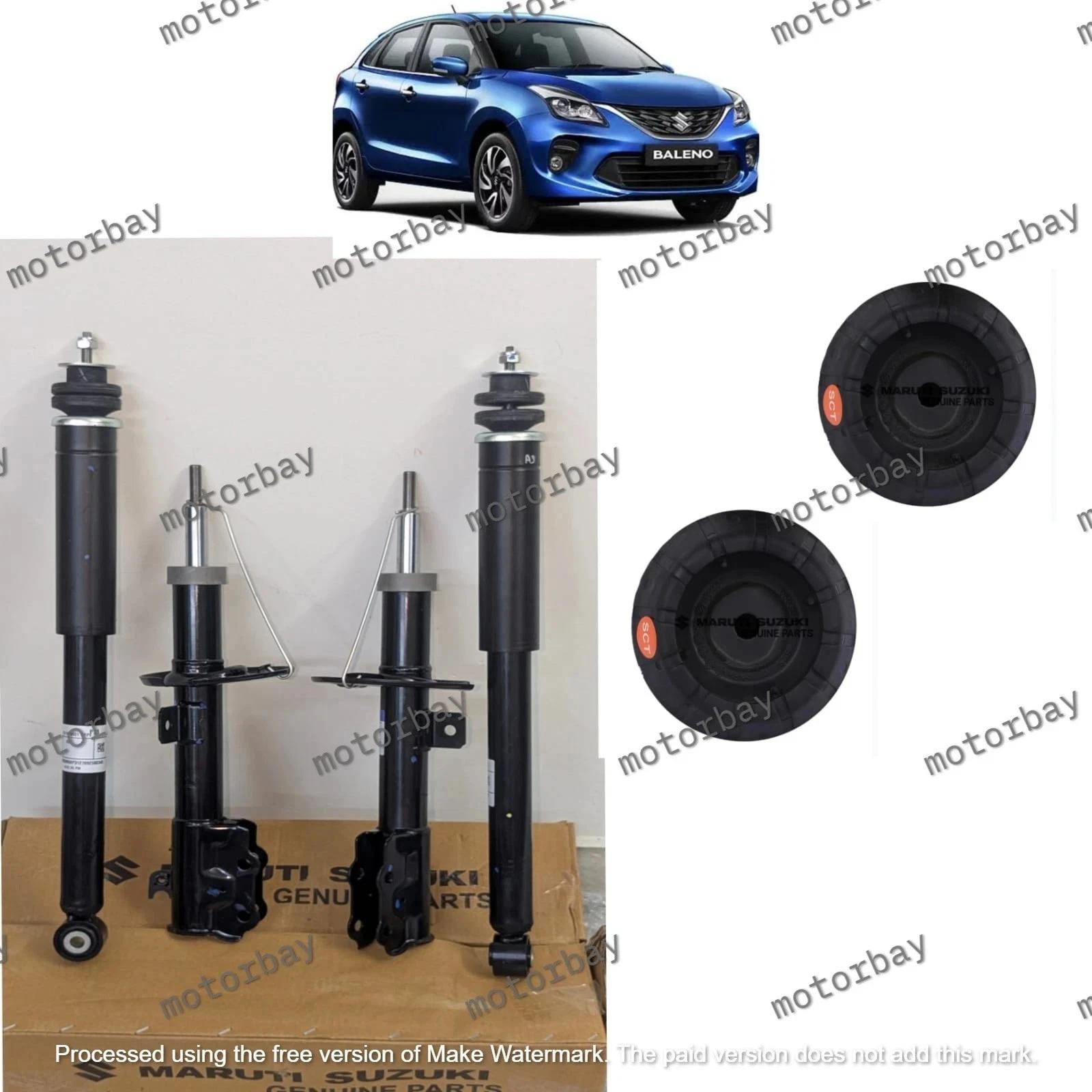 New Genuine Front & Rear Shock Absorber With Mount For Suzuki Baleno 2015-2022
