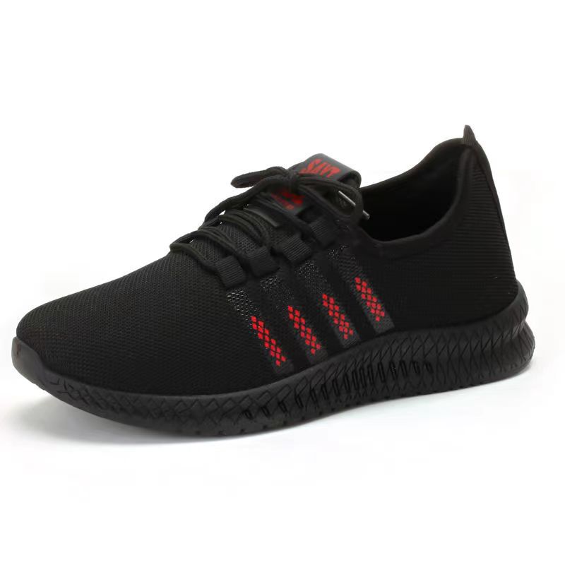 Seasonal Breathable Lightweight Student Sports Shoes Casual And Comfortable Korean Version Of Men'S Fashion Running Shoes