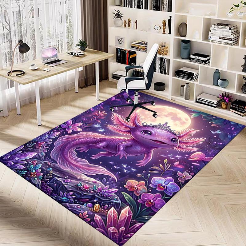 1PC Axolotl Extra Large Non-Slip Floor Carpet, Office, Family, Bedroom, Studio - Large Area Rug,Longlasting Material-K0401