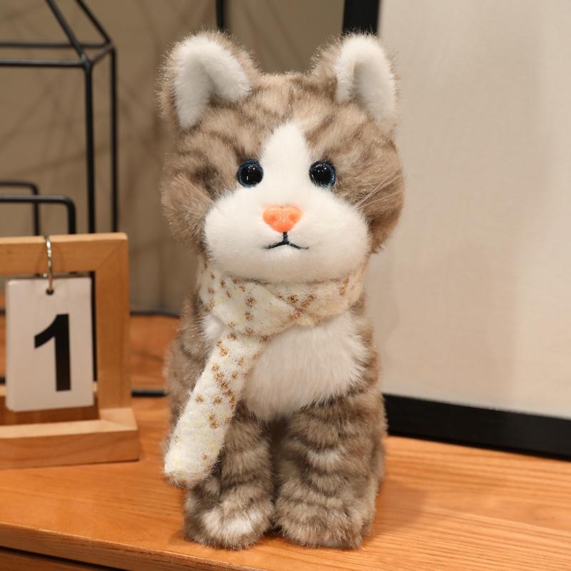 Simulations tiere Flauschige Katze Tiger Leopard Lebensecht Niedlich Zuhause Dcero Hohe Qualität Weich Geburtstagsgeschenke