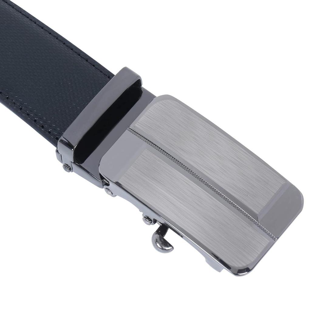 Men's PU Leather Auto Lock Belt