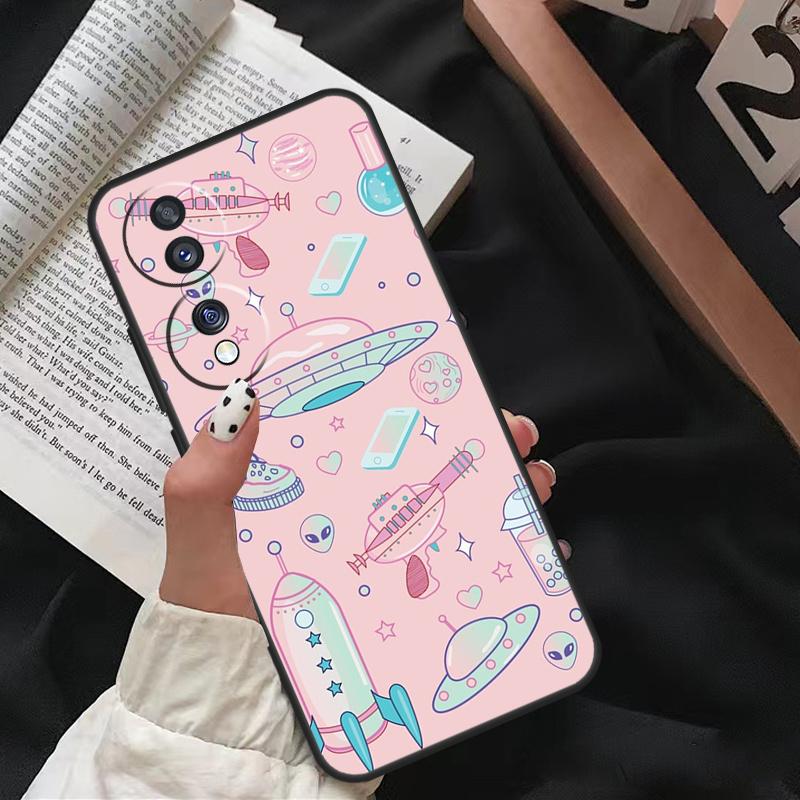 Girly Pastel Witch Goth Pattern For Honor Magic 7 Lite 6 8 Pro Case For Honor 200 400 50 70 90 X8c X8b X9a X9b X9c X9d Win RT