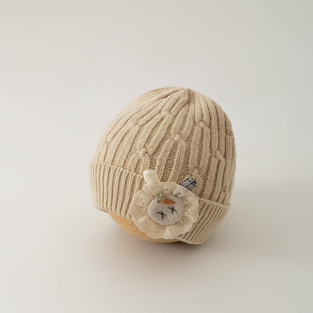 Dětská podzimní zimní vlněná čepice s ochranou uší - Větruodolná a chladuvzdorná