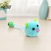 Scratch-resistant Cat Toy Plush Mouse Ball, Soft Fluffy Ball with Bell, Kitten Durable Teething for Indoor Cats Boredom Relief Interactive Play