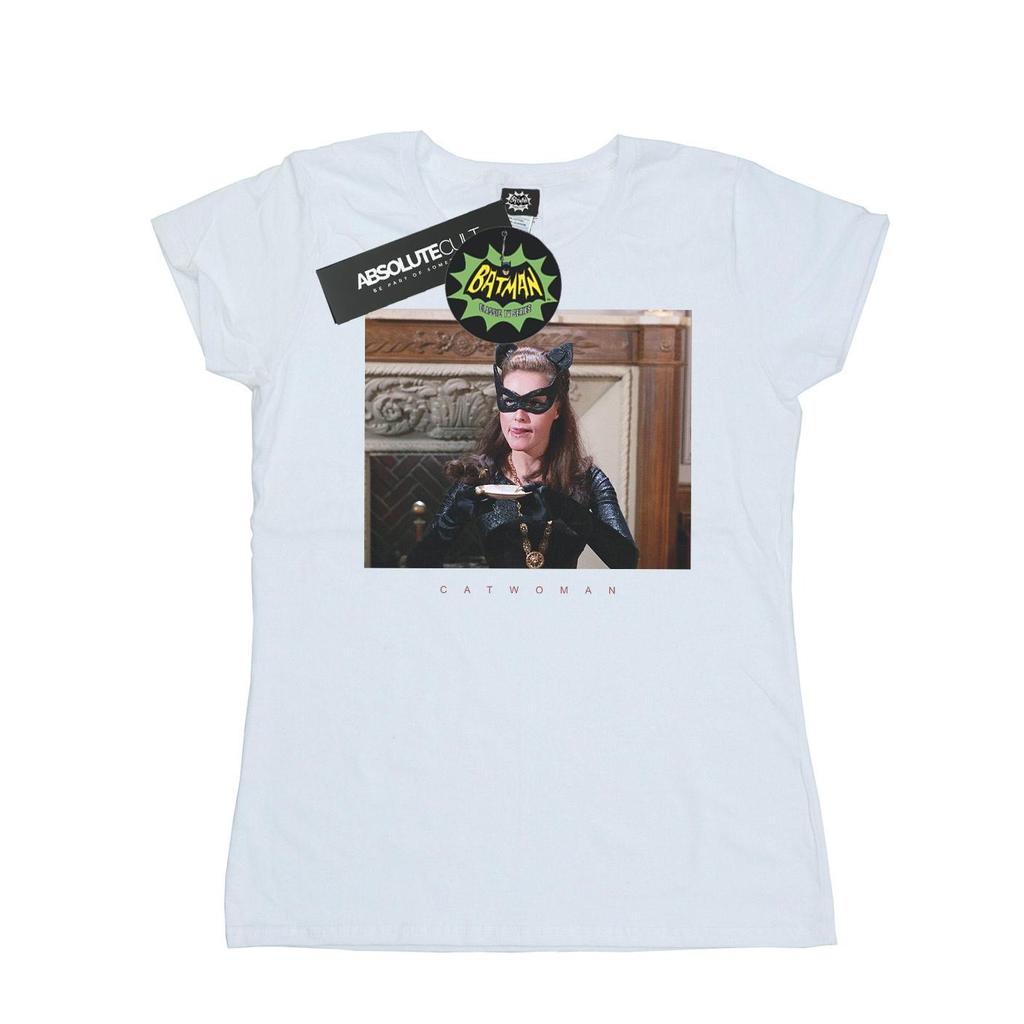 DC Comics Womens/Ladies Batman TV Series Catwoman Photo Cotton T-Shirt