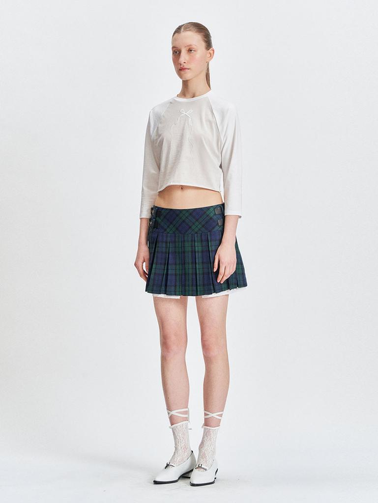 TUOMIO Cropped Raglan Long Sleeves [Grey]