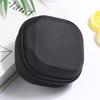 Quadratische Aufbewahrungstasche für Kopfhörer aus EVA mit Reißverschluss, Bluetooth-Kabelhalter, verstärkte Dicke