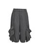 Jeongdo Veil Bermuda Slacks. Dark Gray