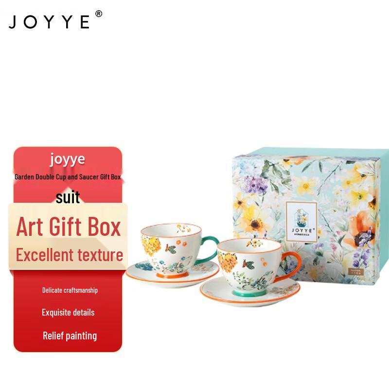 JOYYE Garden Nordic Ceramic Tea Set for Two