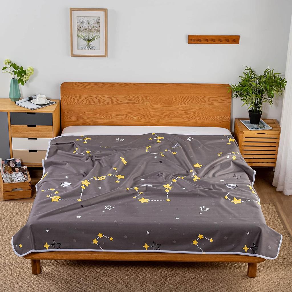 Inkontinenz Bettlaken Waschbare Bettwäsche Groß Wiederverwendbar Wasserdicht Matratzenschoner, Pipipads für Erwachsene Ältere Haustiere oder Kinder Bettnässen Bettlaken