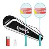 Badminton Lightweight Carbon Fiber Badminton 2 Badminton 2 Badminton and 1 Bag Suitable for Outdoor Activities and Family Set Rackets, Rackets,